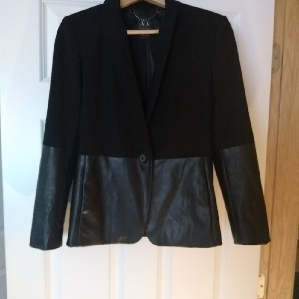 Black Armani Exchange blazer